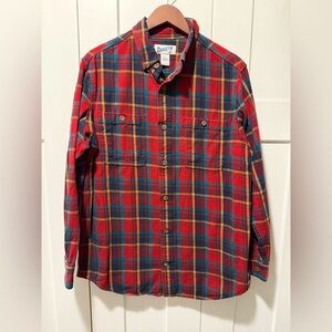 Duluth Trading Co. Men’s Flannel Shirt, Size L